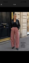 Jean Stripe Rose