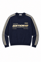 Sweter Édition19 Granatowy