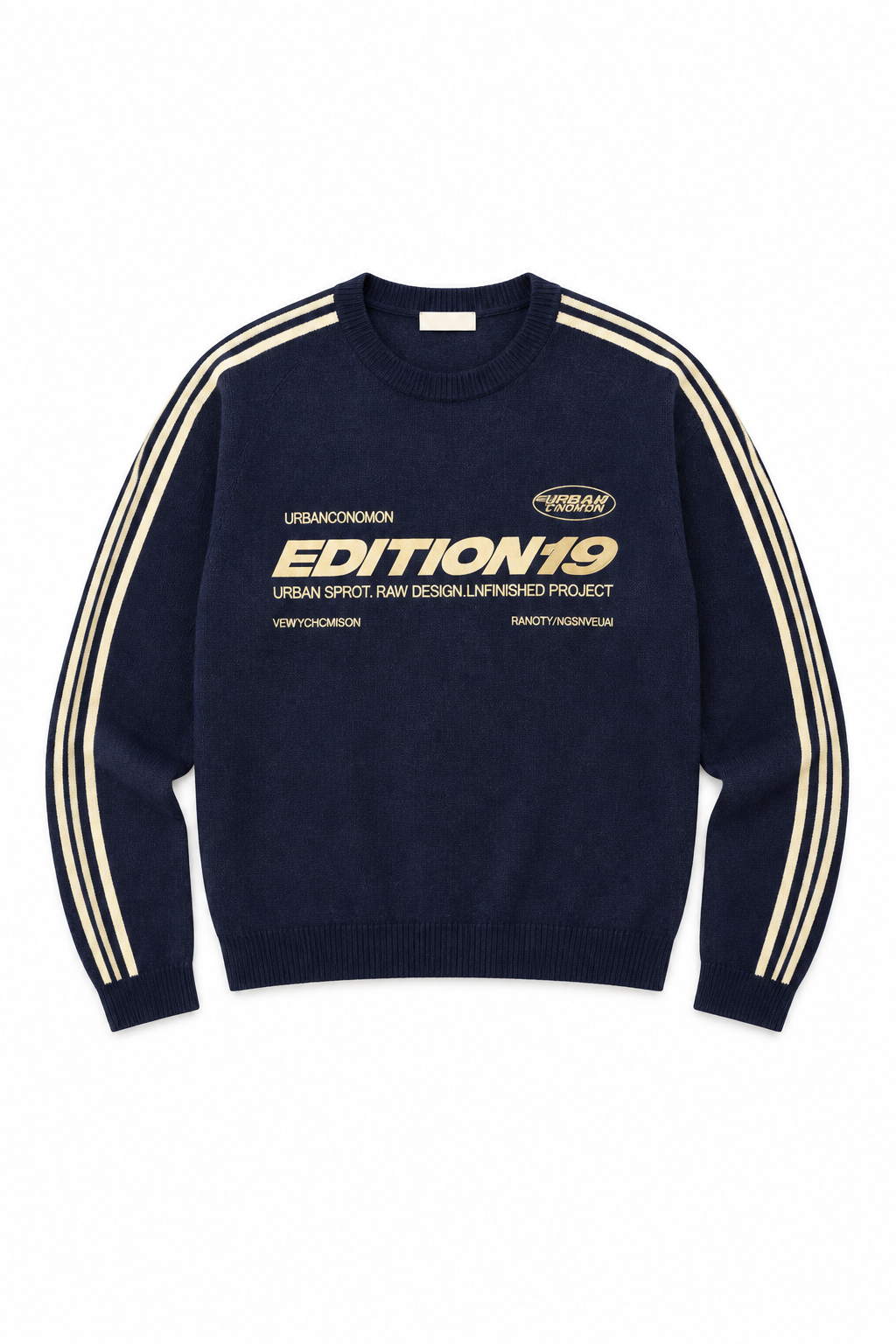 Sweter Édition19 Granatowy