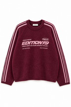 Sweter Édition19 Bordowy