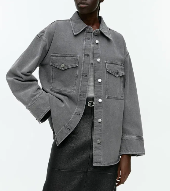 Chemise Hockey - Gris
