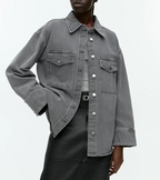 Chemise Hockey - Gris