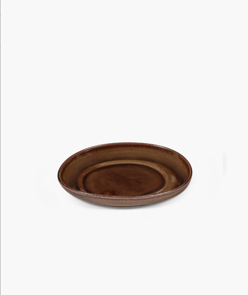 Out Of Lines - Lot De 2 Soucoupes Pour Mug - Grès - Ocre