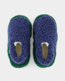Chaussons Laine Kokon - Vert/Bleu