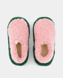 Chaussons Laine Kokon - Rose/Vert
