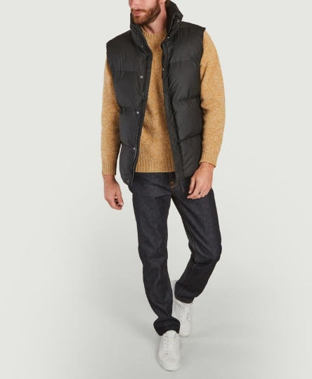Boxy Puffer Vest - Black - Unisex