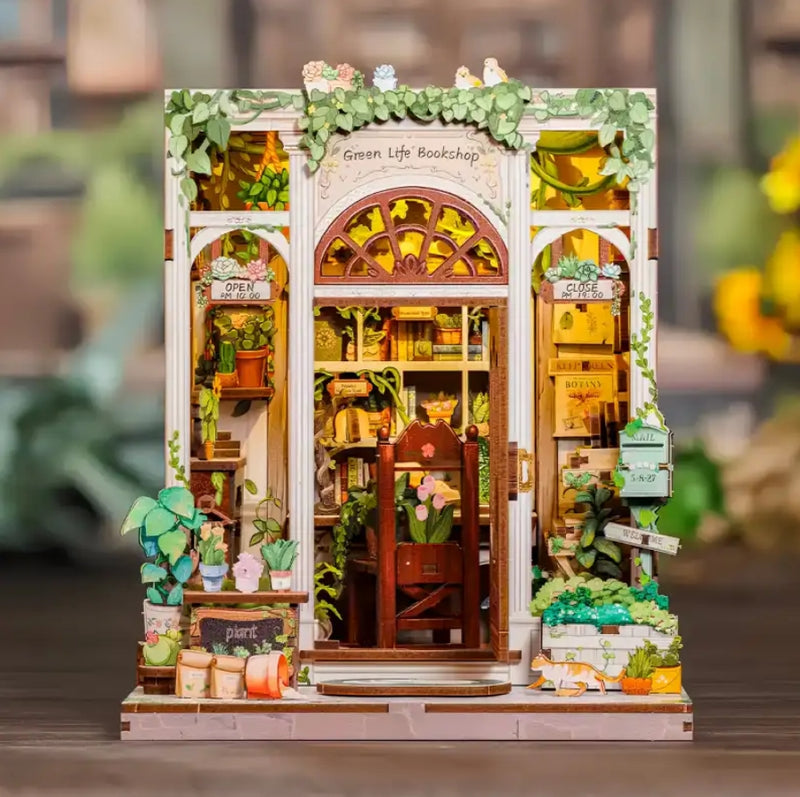 Librería Book Nook Green Life