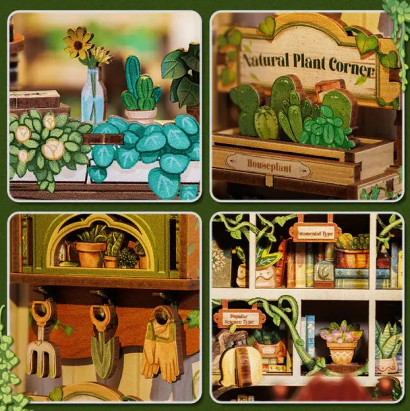 Librería Book Nook Green Life