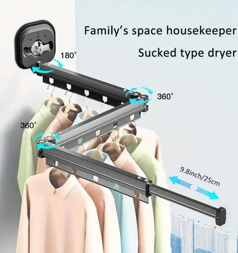 Séchoir À Linge Mural Python - Aluminium