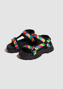 Sandales Travis En Cuir Rainbow