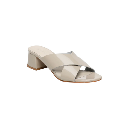 Apolina - Mules Tacón Baudi - Beige