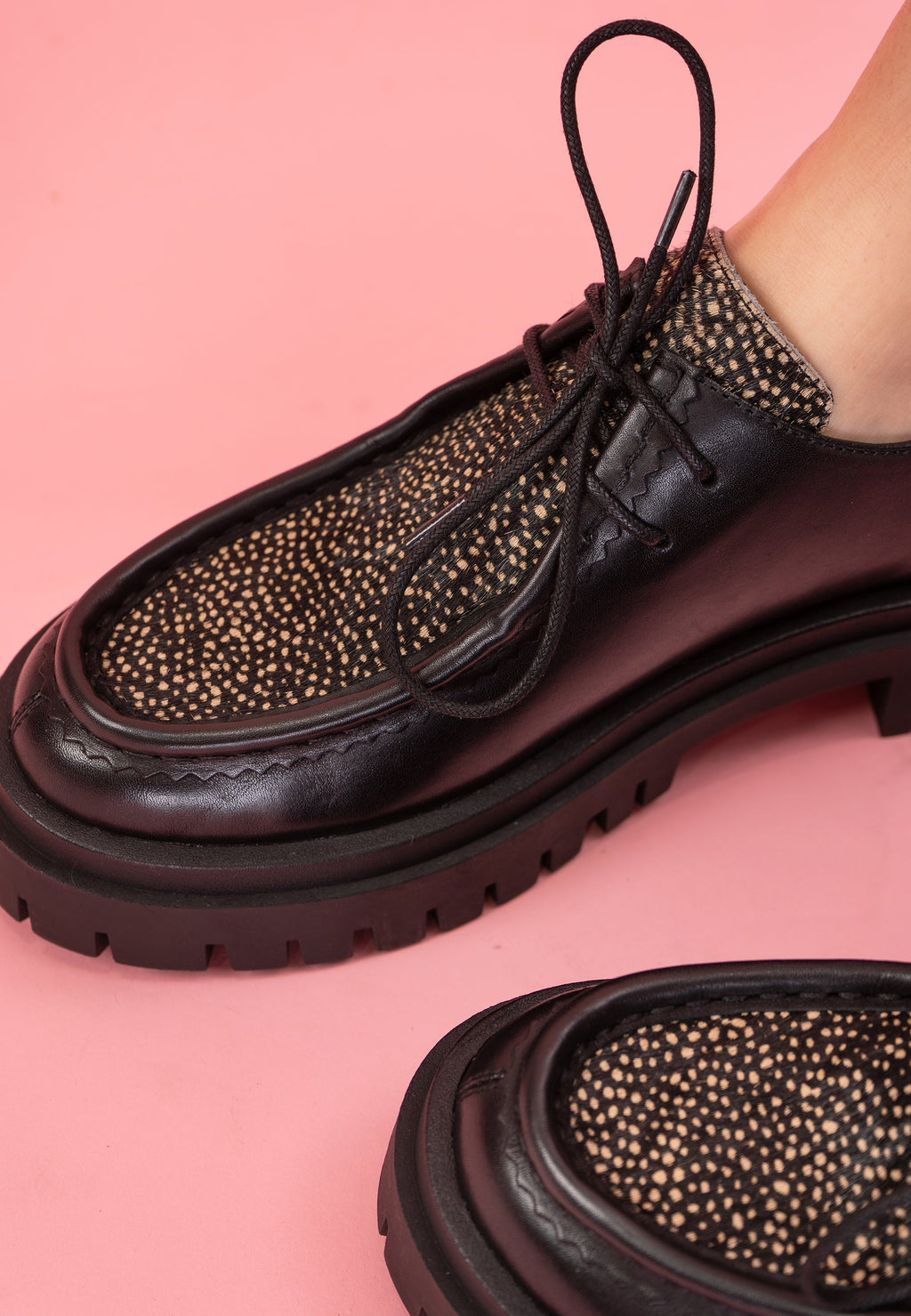 Capucine Derbies - Black