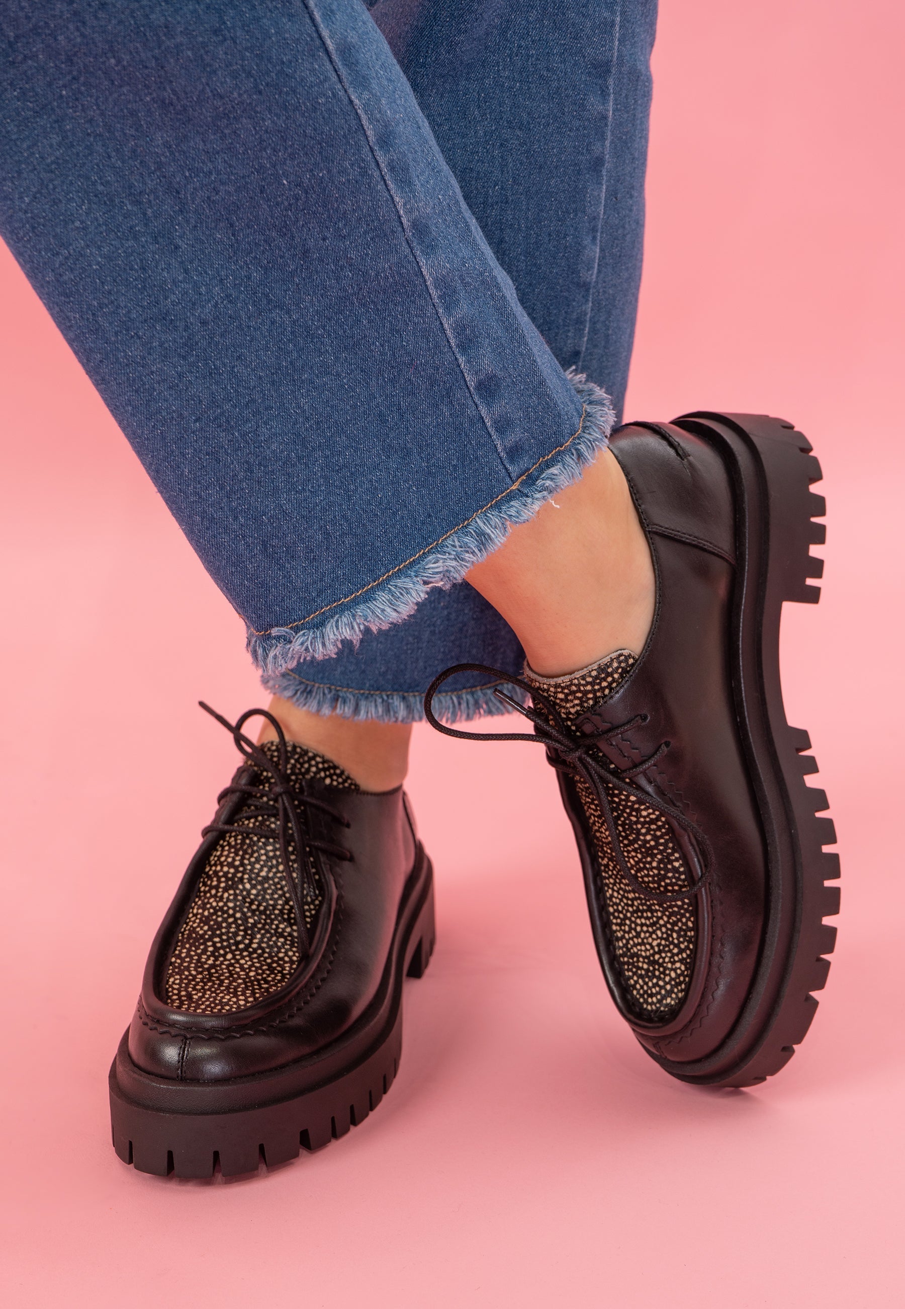 Capucine Derbies - Black
