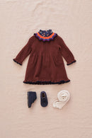 Amberley Nutmeg wool dress - Caramel selection available on amaetc.com, eco-friendly concept store for children