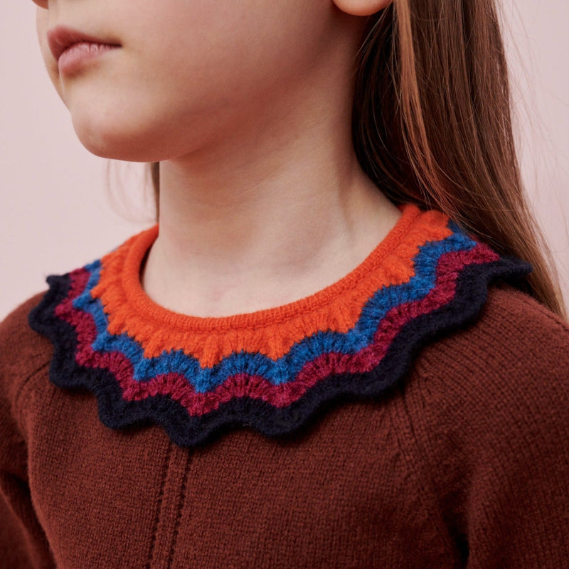 Amberley Nutmeg wool dress - Caramel selection available on amaetc.com, eco-friendly concept store for children