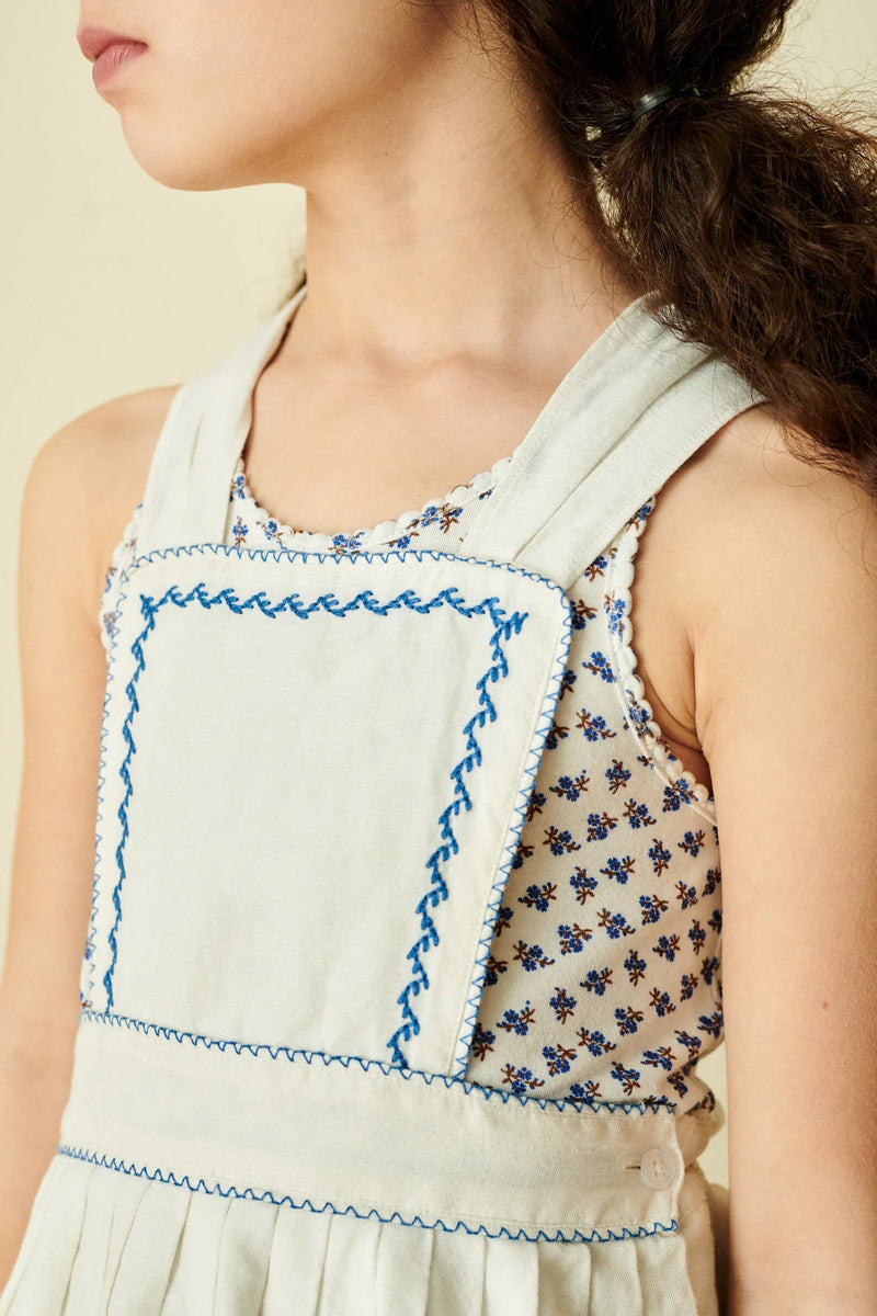 Top Cassia ecru disty print - Sélection Caramel à retrouver sur amaetc.com, concept store eco friendly pour enfants