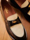 Mocassin Carole Vernis - Bicolore