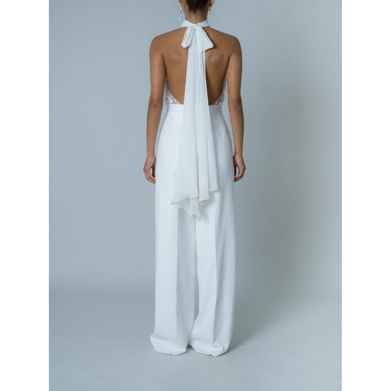 Carolyn jumpsuit - Blanc