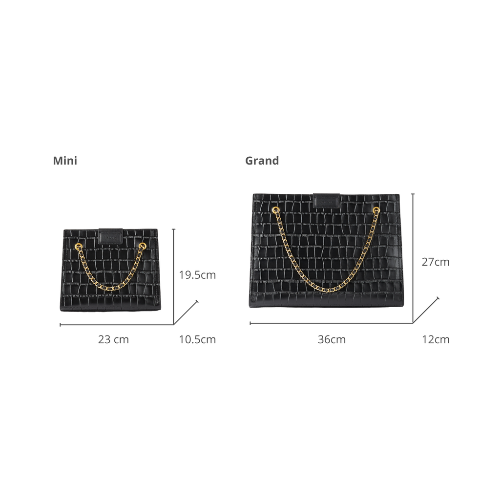 Fauve Amoureuse Croco Large
