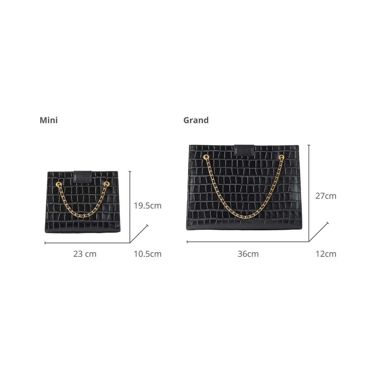 Fauve Amoureuse Croco Large