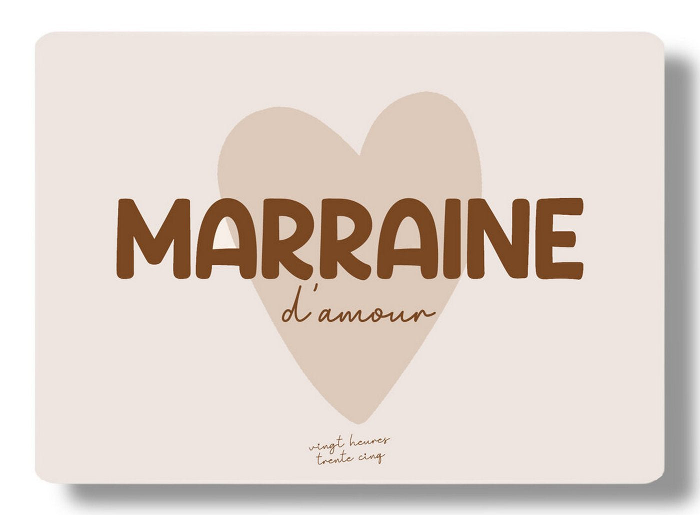 Carte - Marraine D'Amour