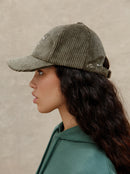 Casquette L'AMOUR DE L'ART velours kaki