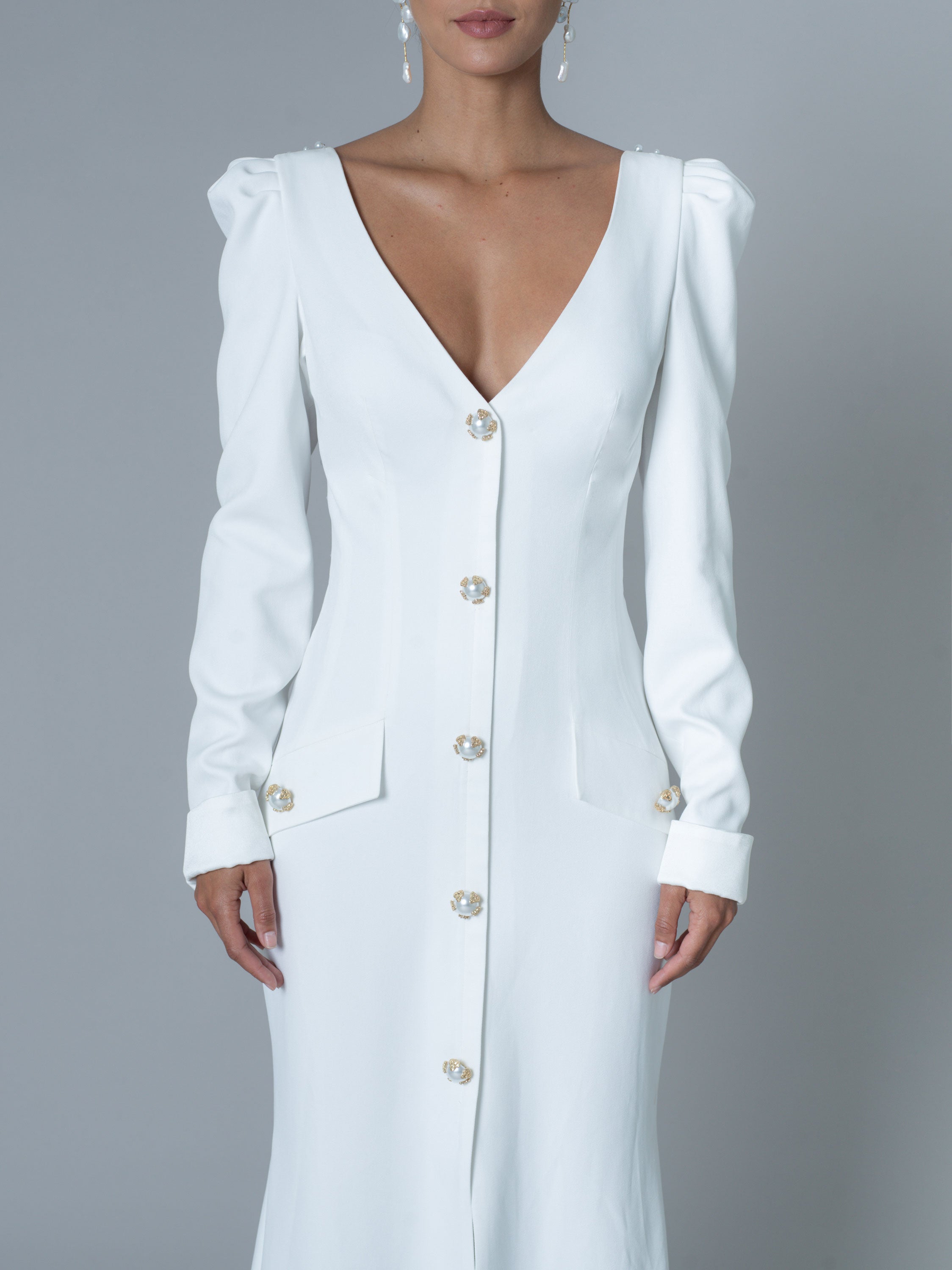 Casta Dress - White