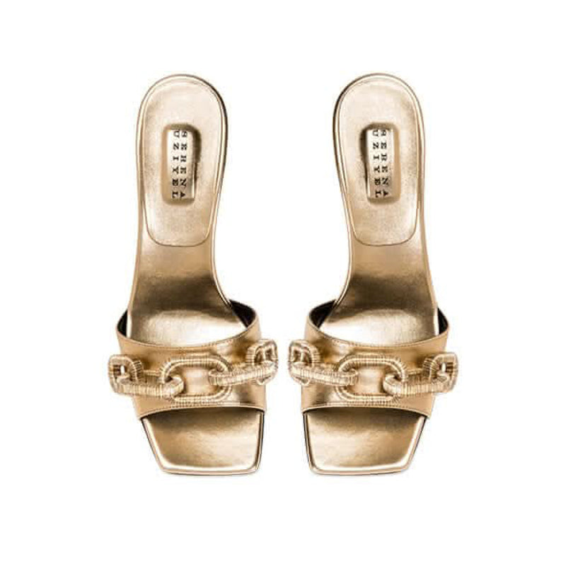 Catena Gold High-Heel Sandal
