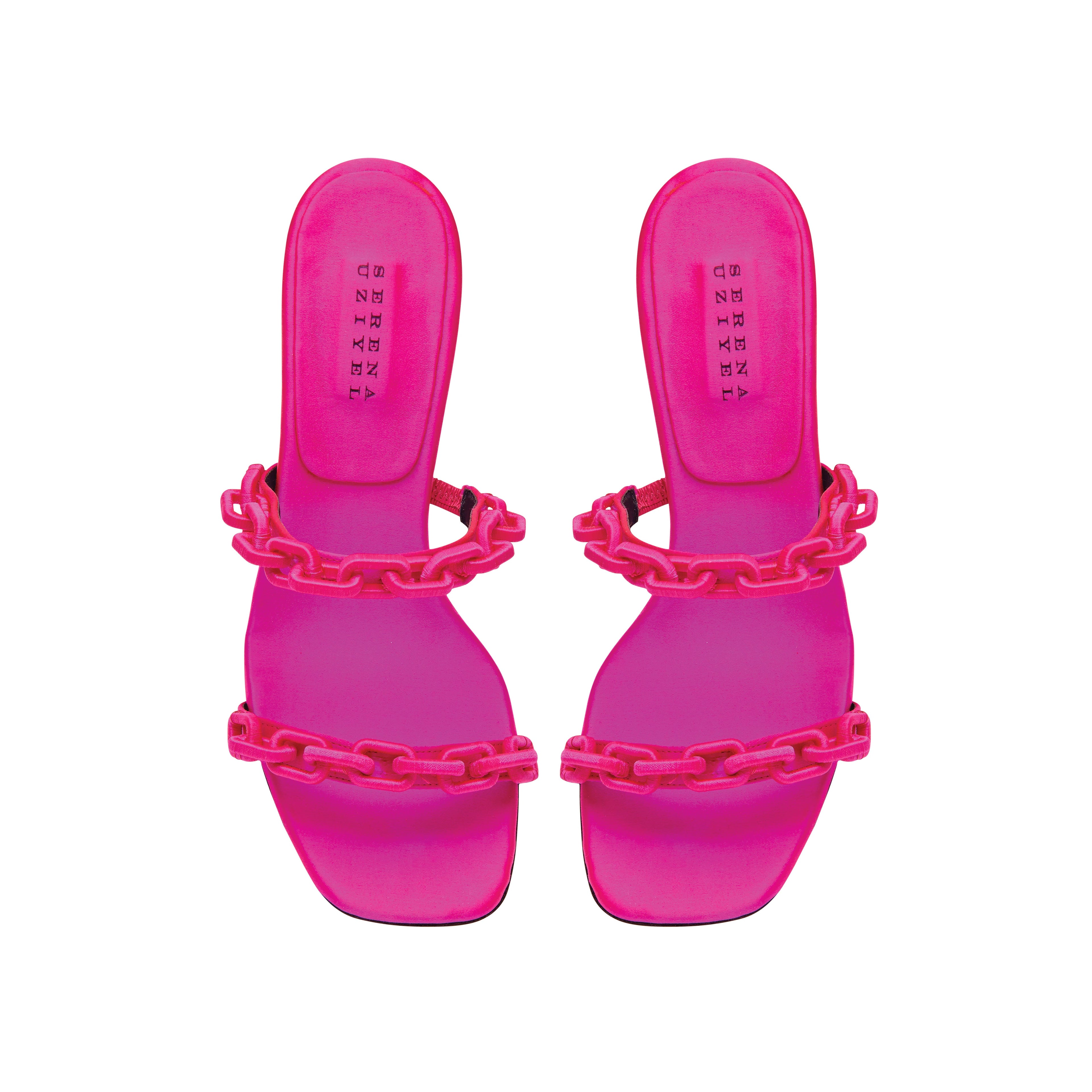 Catena Notte Fuchsia High-Heel Two Straps Sandal