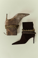 Catena Notte Dark Brown High-Heel Ankle Boot
