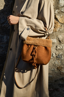 Catena Light Brown Small Shoulder Pouch Bag