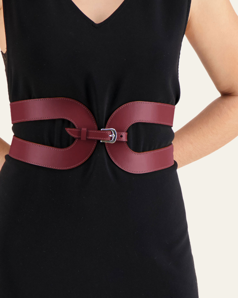 Ceinture La Délicieuse Rouge Foncée