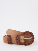 Ceinture Adele Petit Suede - Taupe