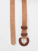 Ceinture Adele Petit Suede - Taupe