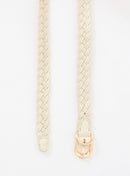 Ceinture Astrid Petite Cuir - Ecru
