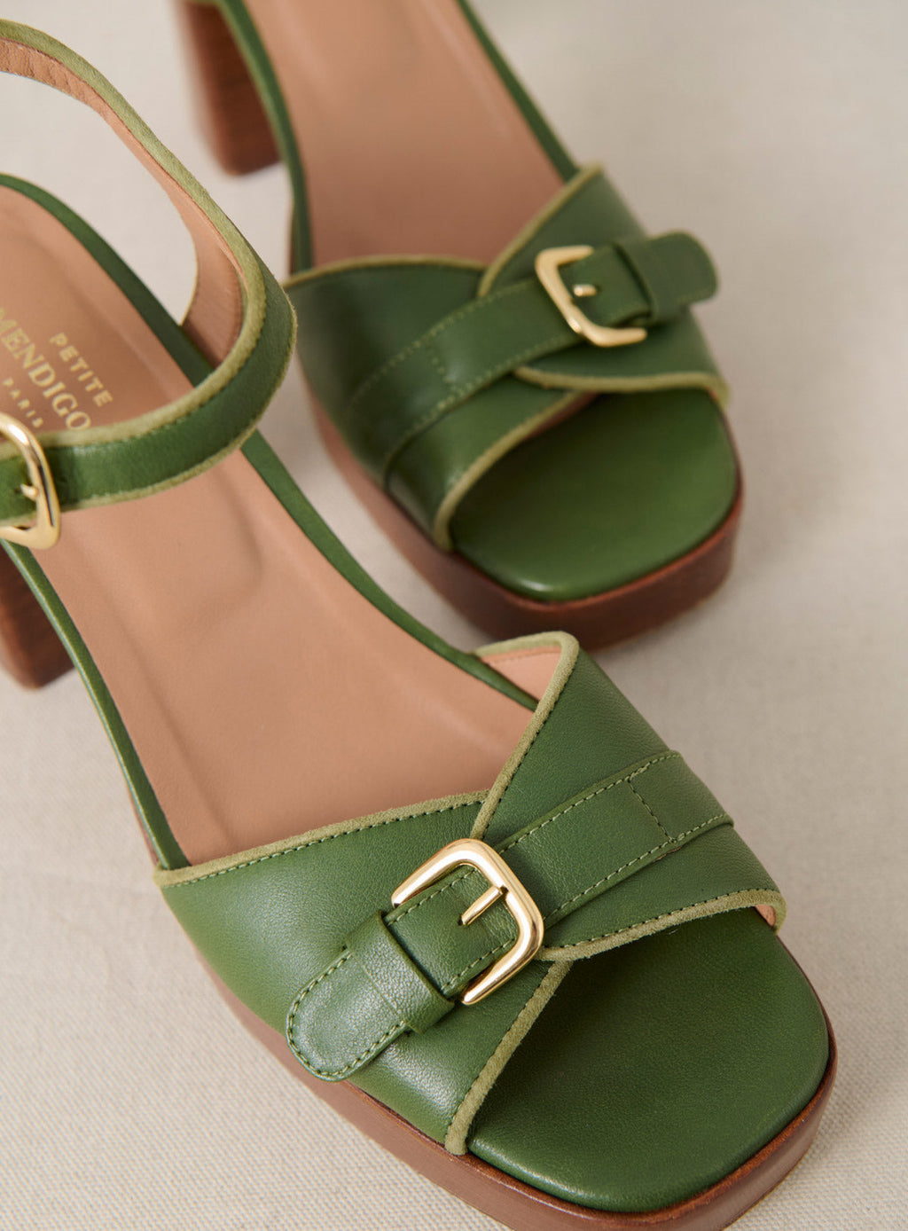 Celeste Heeled Sandals - Cactus
