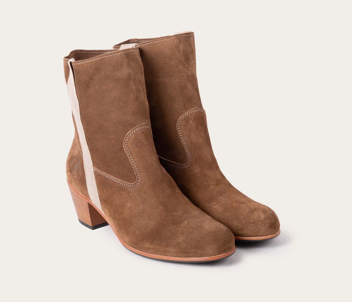 Enkellaarsjes Céleste - Suède Taupe &
St14 - Dames