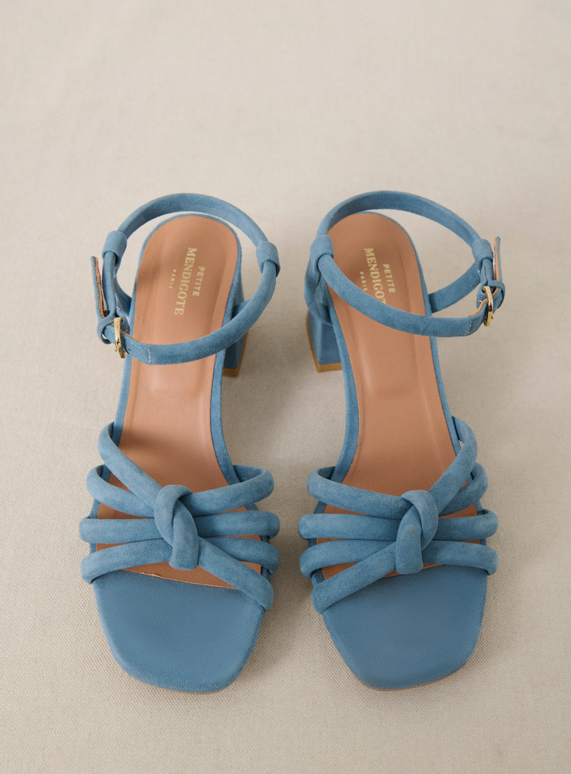 Sandales À Talons Cesar - Bleu