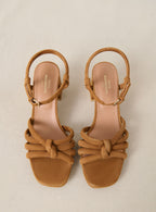 Cesar Heeled Sandals - Natural