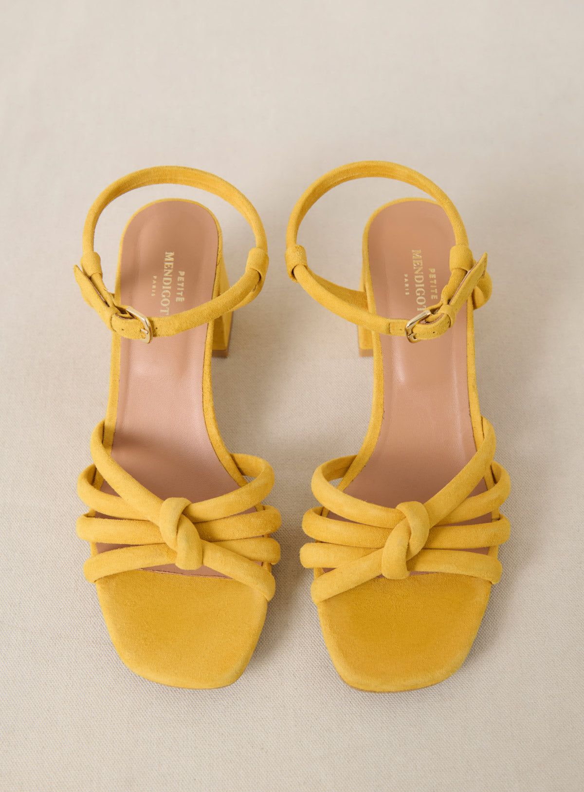 Cesar Heeled Sandals - Ocher