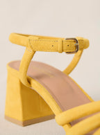 Cesar Heeled Sandals - Ocher