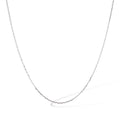 Chaine En Or Blanc 375/1000 43Cm