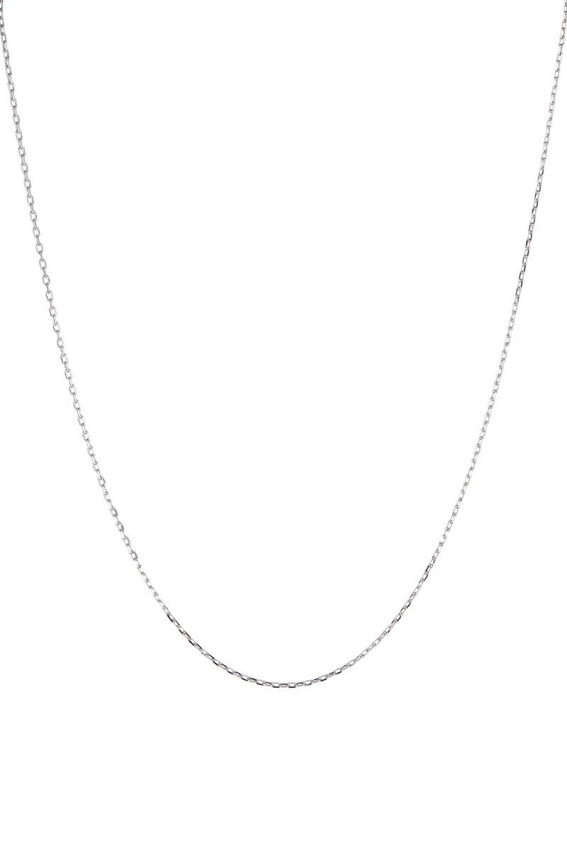 375/1000 White Gold Chain, 43cm - 375/1000 White Gold