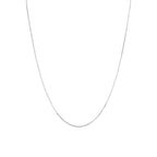 Chaine En Or Blanc 375/1000 43Cm