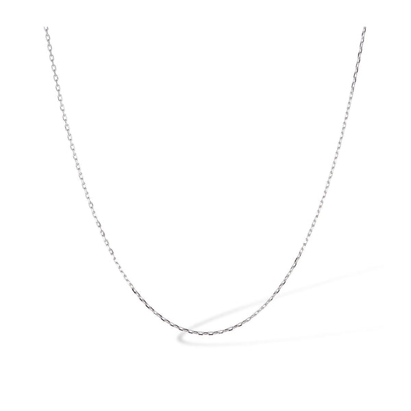 375/1000 White Gold Chain 43Cm