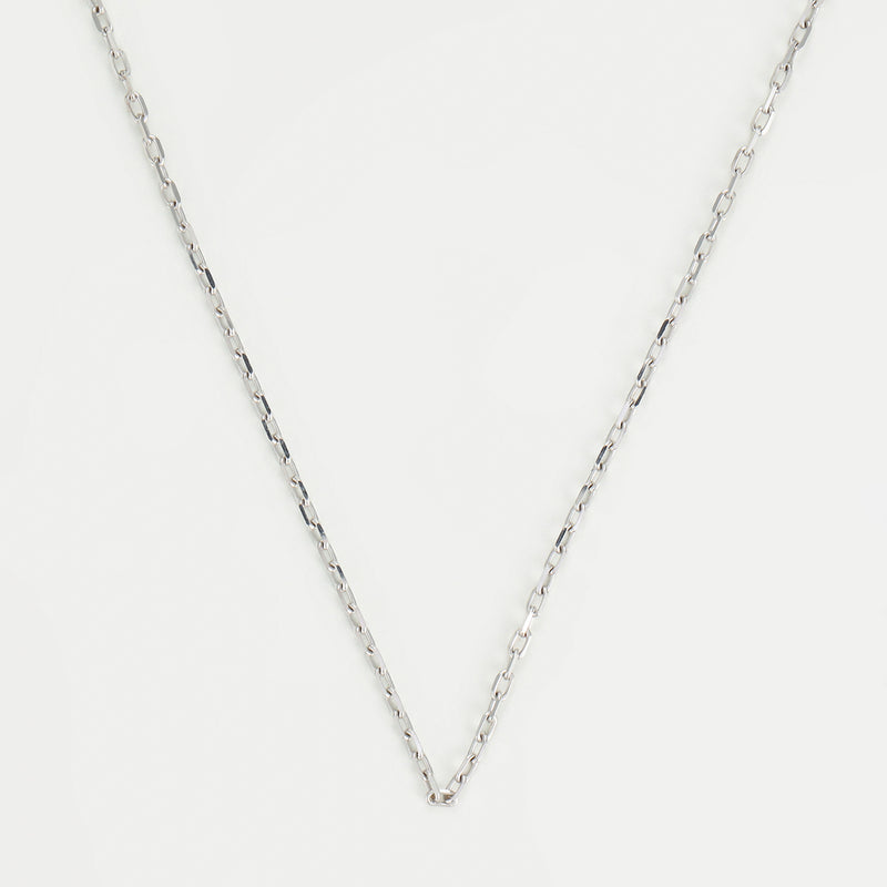 Chaîne En - Or Blanc 375/1000 43Cm