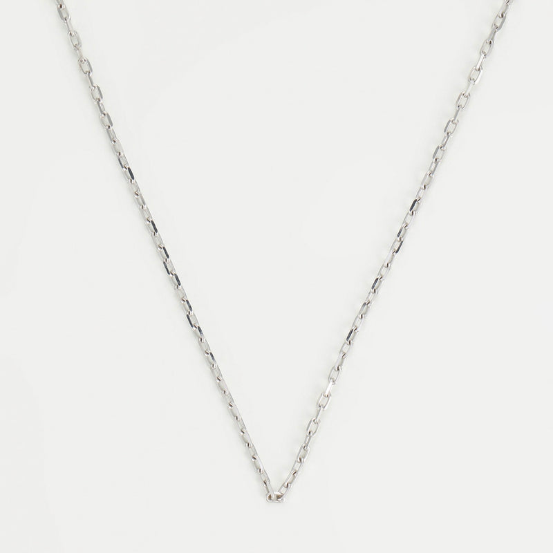 375/1000 White Gold Chain, 43cm