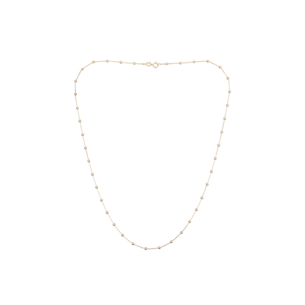 Ball Chain In 375/1000 Yellow Gold 43Cm - 375/1000 Yellow Gold