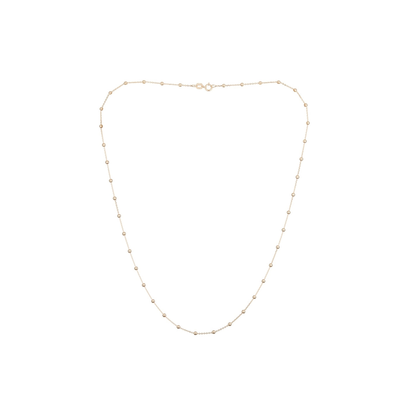 Ball Chain In 375/1000 Yellow Gold 43Cm - 375/1000 Yellow Gold