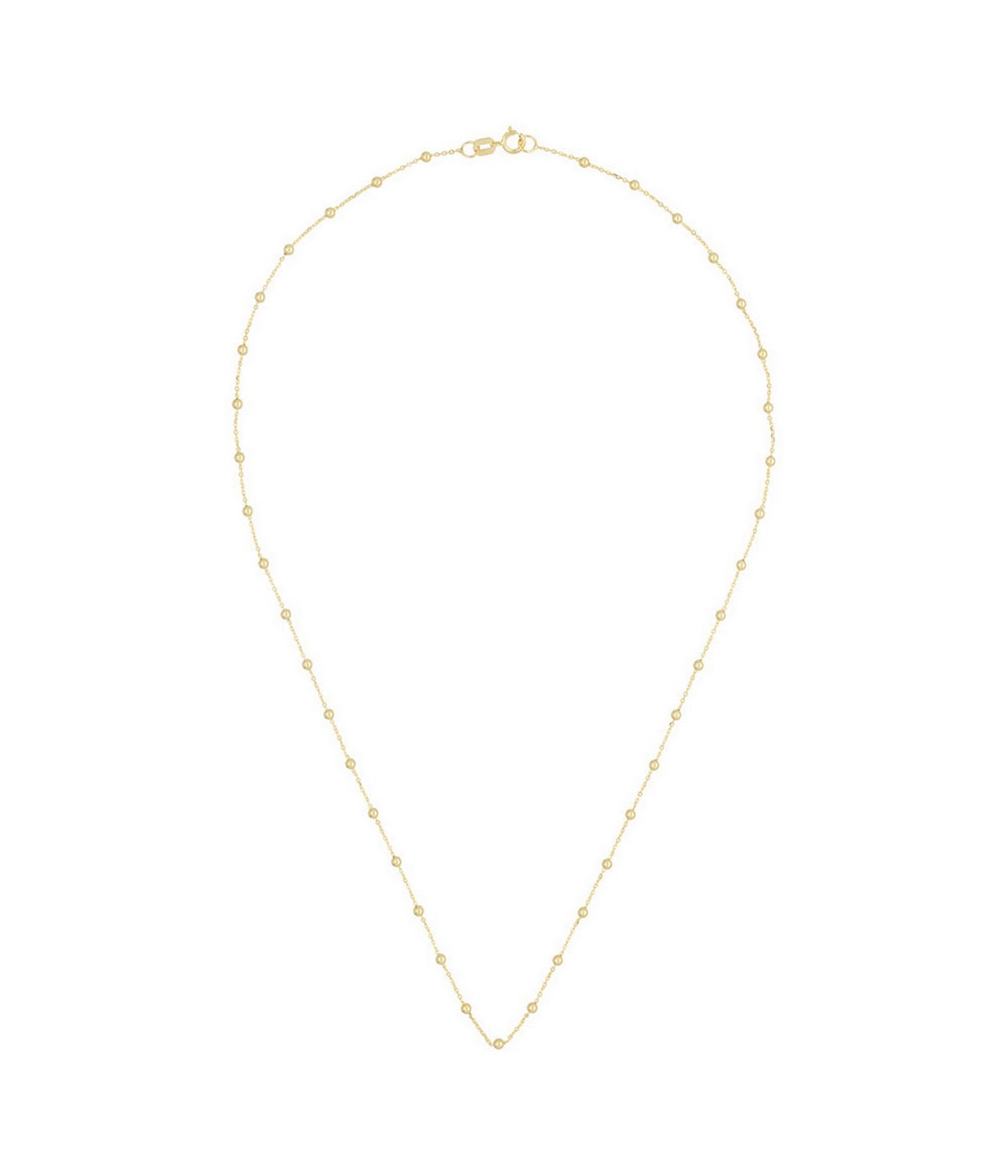 Chaîne Boules En Or Jaune 43Cm - Or Jaune